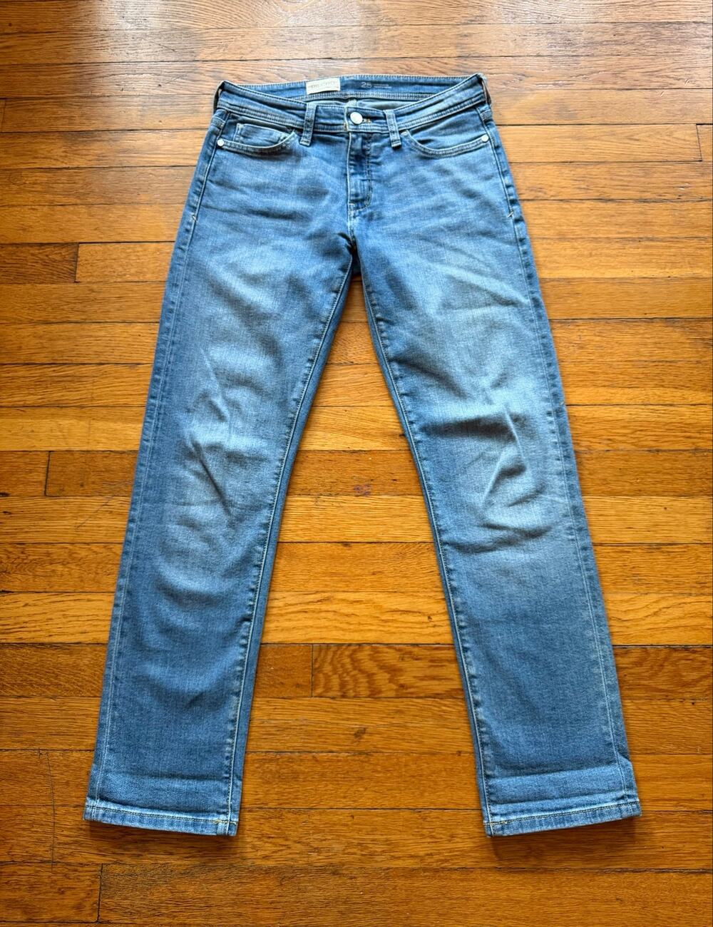 Anthropologie: PILCRO 'Slim Boyfriend' Jeans Women sz 25 (actual 29W)
